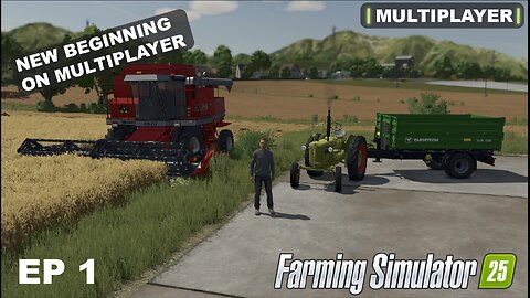 MULTIPLAYER | Farm Tour, Harvesting & First Tasks | FS25 - EP 1