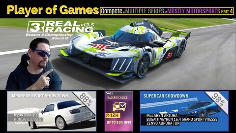 Player of Games: Real Racing 3 Update 13.5: Compete in MULTIPLE SERIES of MOSTLY MOTORSPORTS Part 4
