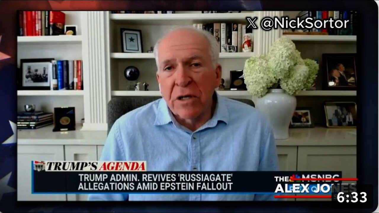 BREAKING VIDEO: Former CIA Director John Brennan Goes Into Damage Control On MSNBC & Lashes Out At Trump Admin As Russiagate Documents' Release Expose His Role In Obama's Coup Plot