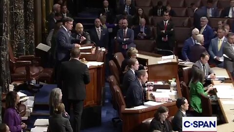 Speaker Johnson paused votes for moment of silence for Charlie Kirk, Dems holler abt about prayers & gun control!