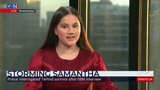 Samantha Smith went on GBNews to discuss Pakistani grooming gangs in Telford.