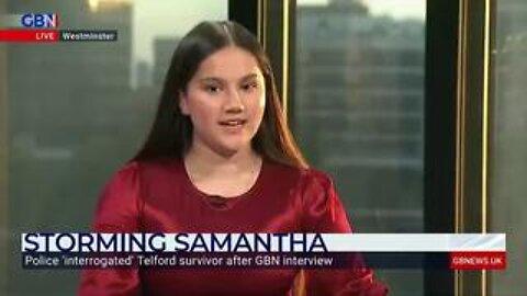 Samantha Smith went on GBNews to discuss Pakistani grooming gangs in Telford.