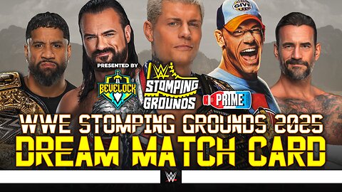 WWE Stomping Grounds 2025 - Dream Match Card [v2] | Bevelock