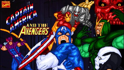 CAPTAIN AMERICA AND THE AVENGERS (OpenBOR) (gameplay - Commentary)