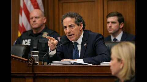 Raskin demands Gov. Noem and condemns masked ICE agents as "domestic terrorists."