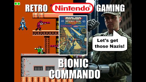 Bionic Commando: Team up with BrightGaming to save the World from Hitler's Clone in a Gorey NES game