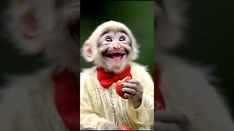 A smile so lovely it could melt the coldest heart! 🐵😊