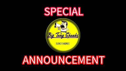Special Announcement
