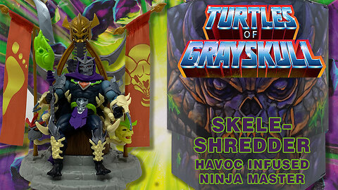 Skele-Shredder - SDCC Exclusive - Turtles of Grayskull - Unboxing & Review