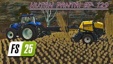 Selling Canola Oil. Poplar Harvest w/ the BioBaler. |4k| HUTAN PANTAI EP. 129 | Farming Simulator 25