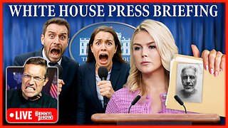White House Press Briefing LIVE Now with Karoline Leavitt as Epstein Files Set to Be RELEASED