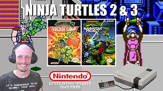 TMNT 2 & 3 (NES): Team up with the Ninja Turtles to Save New York City from Super Shredder & Krang