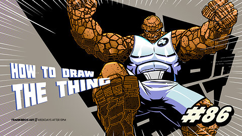 DRAW The Thing from Fantastic Four LIKE A PRO!