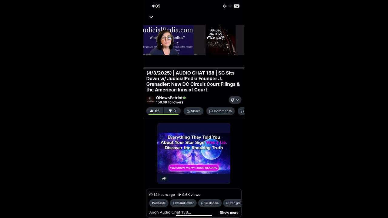 SG Anon : update on judges