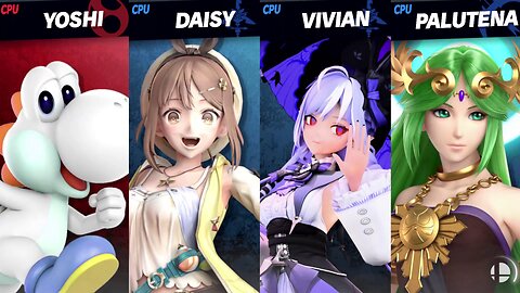 White Yoshi vs Ryza & Vivian & Cow Palutena [MAKI Member Request NSFW Rumble Exclusive]