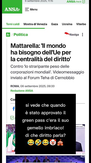 la notizia del giorno