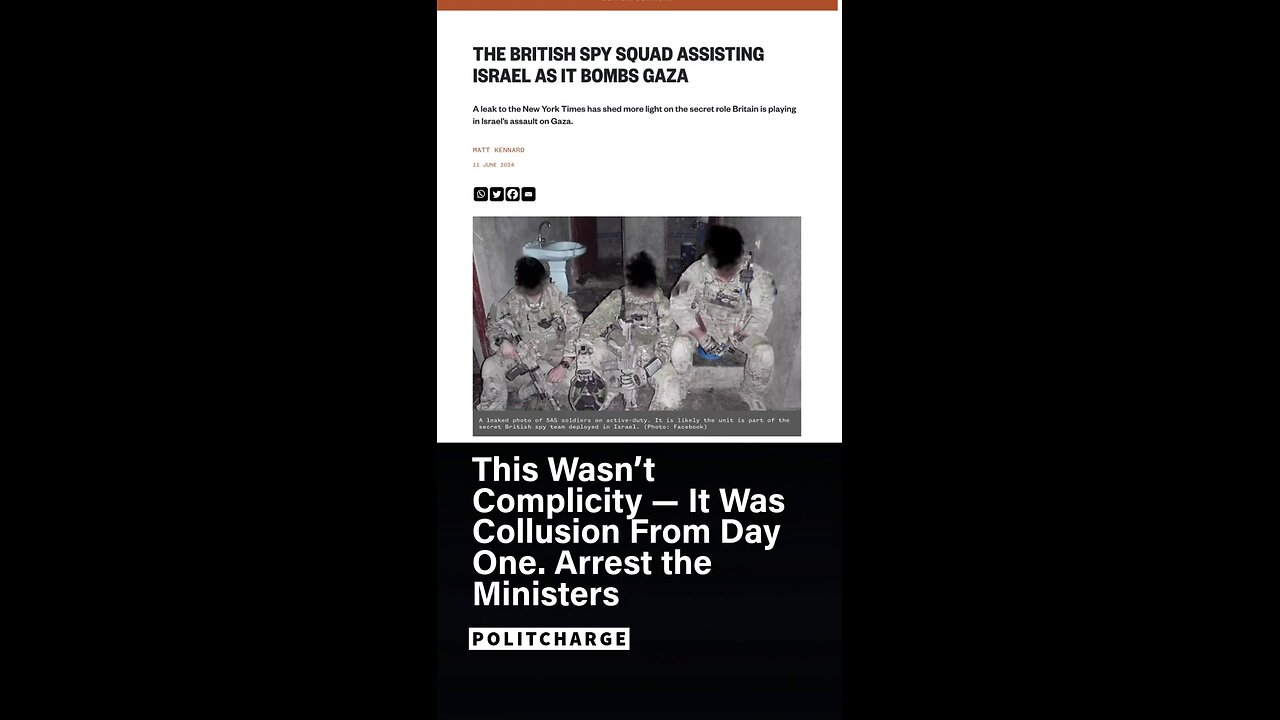 UK ministers need to be arrested