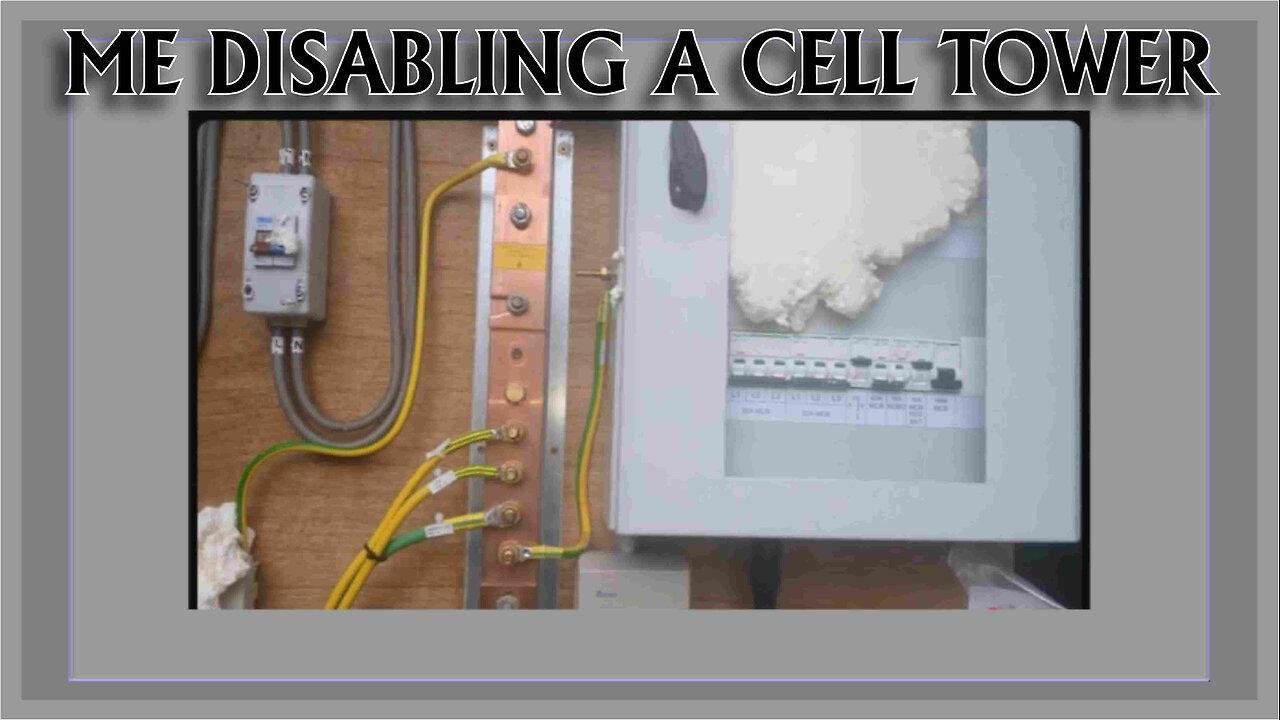 ME DISABLING A CELL TOWER...