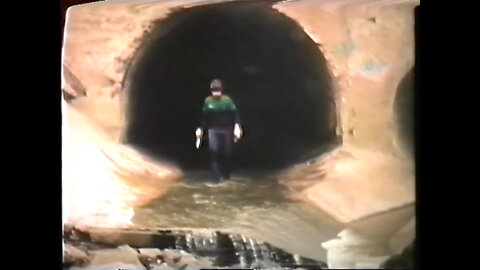 Jack Brazil investigates Dealey Plaza Storm Drain, Sewer System in 1992
