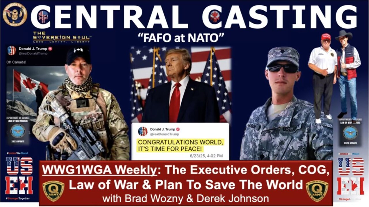 Derek Johnson Update Today June 26: "FAFO For [DS] NATO, Trump Comms, World Peace"