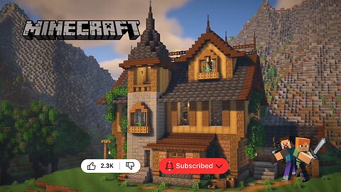 Minecraft: Simple Medieval House Design | Tutorial