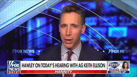 Sen Josh Hawley: AG Ellison Should Be In Jail!