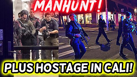 SUSPECT ON THE RUN: Massive Manhunt for Brown University Killer + Hostage! Burbank California
