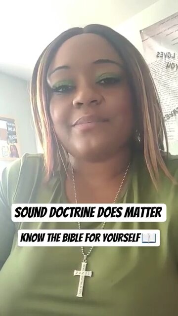 Sound Doctrine Does Matter 📖