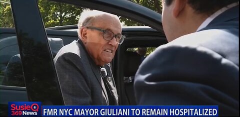 FMR NYC MAYOR GIULIANI TO REMAIN HOSPITALIZED