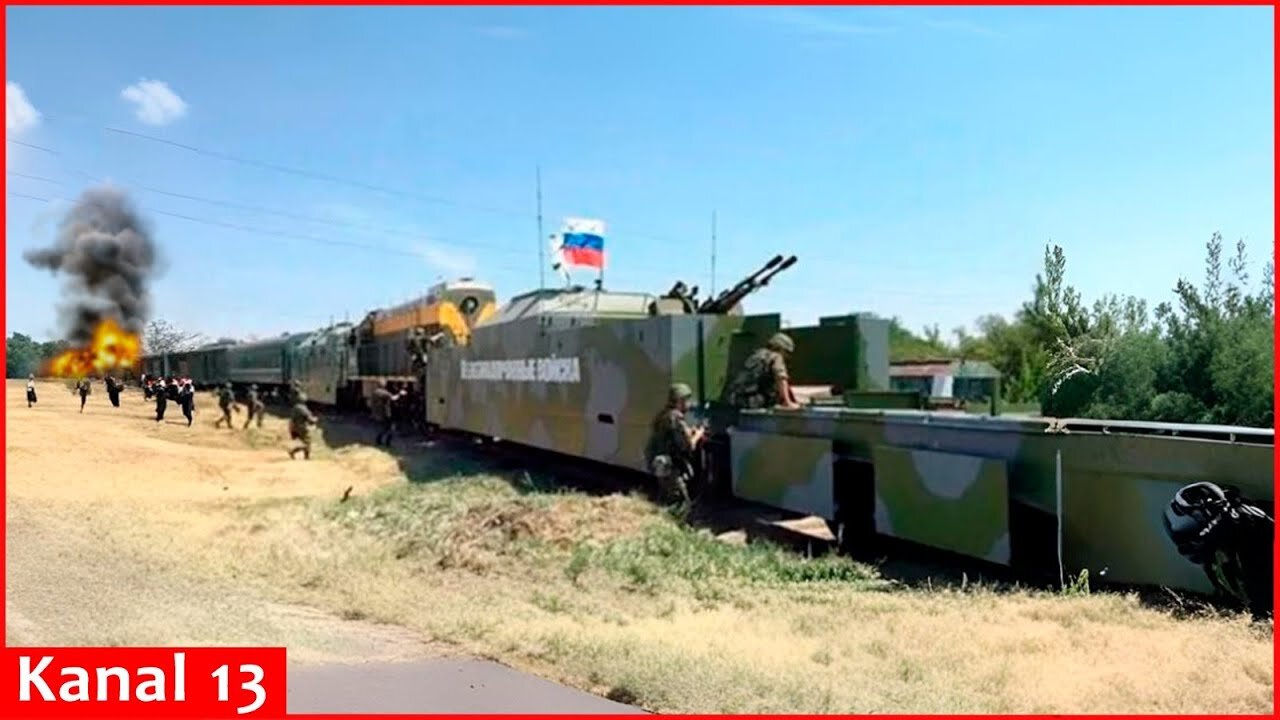 Russia deploys armored trains to frontline areas in Donbas： Ukrainian army delivers strikes