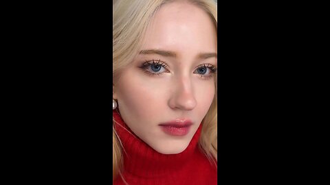 blended red lip tutorial for holiday season