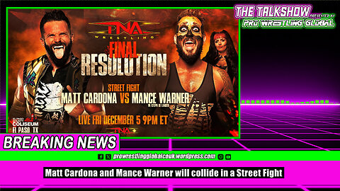 Matt Cardona and Mance Warner will collide in a Street Fight
