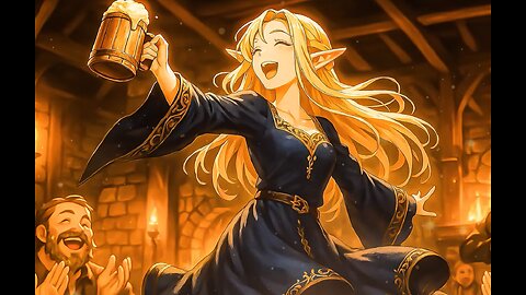 Medieval Tavern Ambience | D&D Fantasy Tavern Music and Relaxing Melodies For Relaxation Sleep Focus