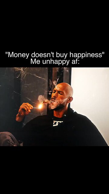 Andrew Tate "You'd be happier if you worked as hard as possible."