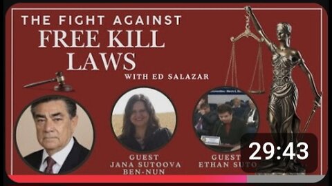 The Fight Against Free Kill Laws with Ed Salazar & guests Jana Sutoova Ben-Nun