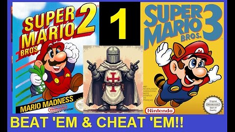 SUPER MARIO ALL-STARS - SMB 2 AND SMB 3 V 1 - SNES - Skwatter's BEAT 'EM & CHEAT 'EM!