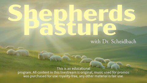 Shepherd's Pasture: FIRST THINGS FIRST!