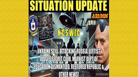 SITUATION UPDATE 3/22/25 - Emergency Broadcast, Leftist Judges Secret Club, Dept Educ. Dismantled