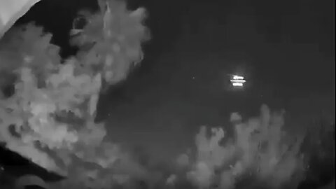 UFO mania - One of the cool things about having security cameras all over town no...
