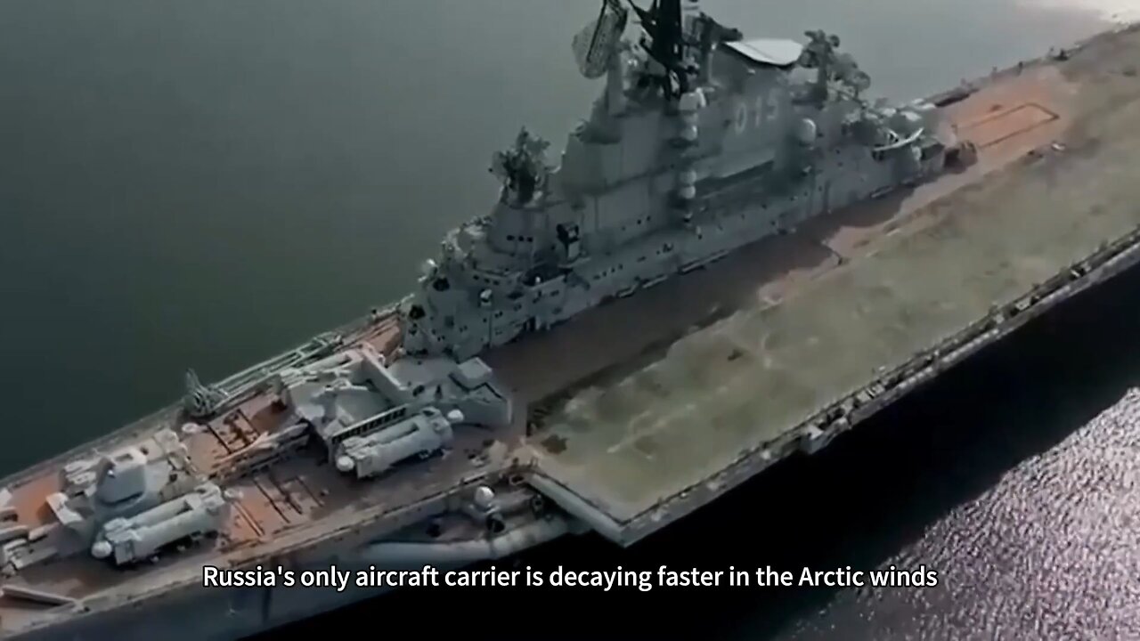 Russia's Sole Aircraft Carrier, Kuznetsov, is Rotting in Repairs
