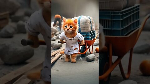 Poor Cat Was Mocked and Worked Hard to Earn Money to Buy a New Phone