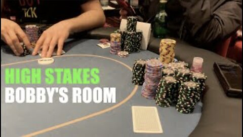WINNING $20,000+ Pot In Bobby's Room! Highest Stakes Game In Las Vegas!! Poker Vlog EP 206