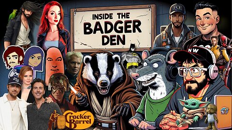 Inside The Badger Den - Ep.89 | DCU's Batman PROBLEM! Peacemaker EP.2 Star Wars STARFIGHTER!