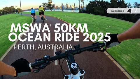 Perth Australia MSWA Ocean Ride 2025 - 50KM