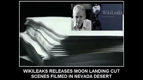 WikiLeaks publishes moon landing cut scenes filmed in Nevada desert.