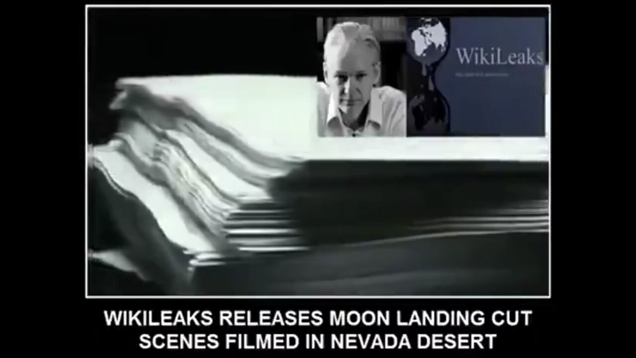 WikiLeaks publishes moon landing cut scenes filmed in Nevada desert.