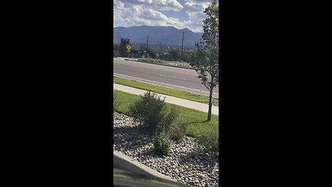 Colorado Springs pikes peak sunset