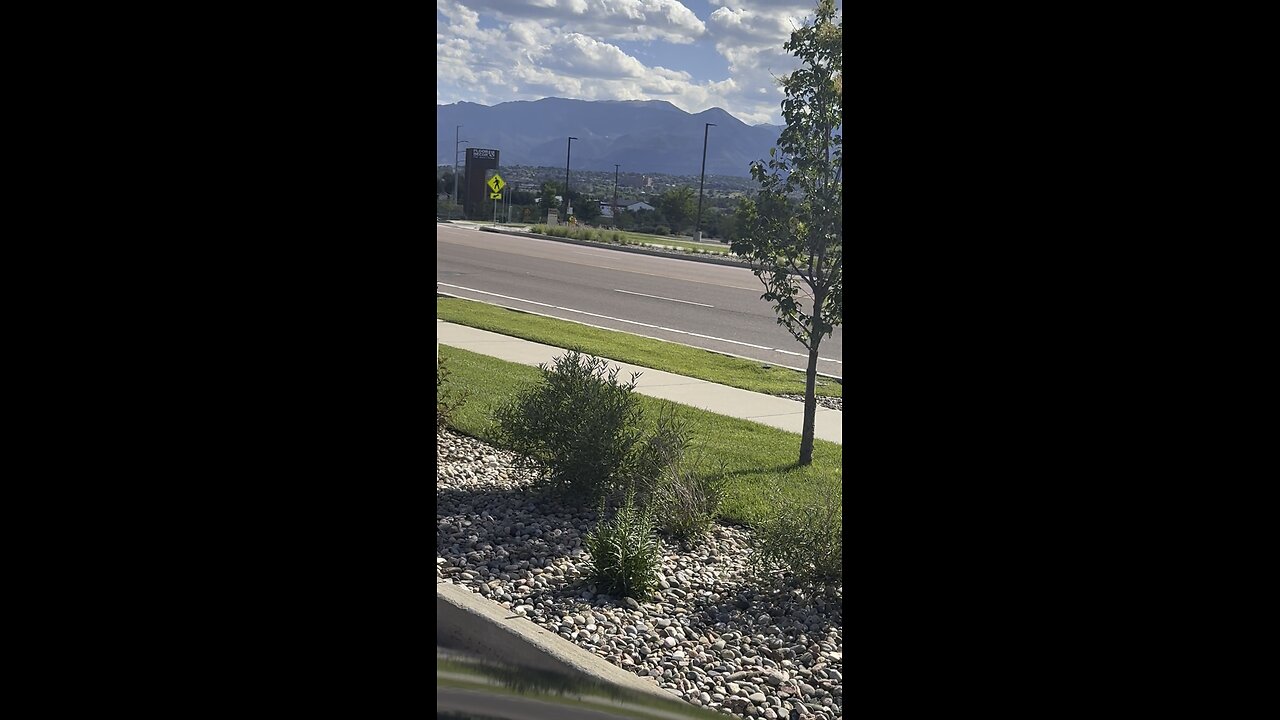 Colorado Springs pikes peak sunset
