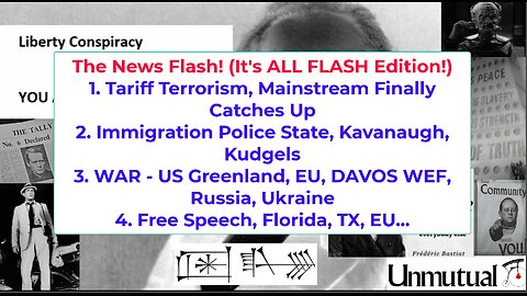 Liberty Conspiracy LIVE 1-20-26 ICE, WEF, Greenland Anger, Tariff Disease
