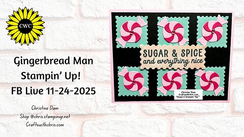 Non-Traditional Gingerbread Man Christmas Card 🎄 | Clever Die-Cutting Trick to Stretch Your Dies!